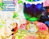 A picture of step 5 of Blue mint lemonade.
