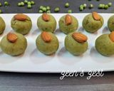 A picture of step 3 of Green Pea Laddoos.