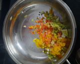 A picture of step 1 of Hot and sour soup.