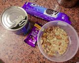 A picture of step 1 of Oreo Modak [ instant Modak added flavor of dairy Milk chocolate].