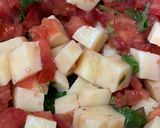 Foto del paso 2 de la receta: Tarta caprese 🍃🍅