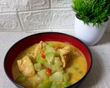 Foto langkah ke 4 dari resep Gulai Labu Parang dan Tahu Dengan Bumbu Instan.
