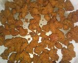 A picture of step 5 of Badam pakora.