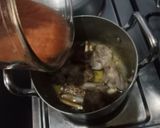 A picture of step 3 of Miyan taushe.