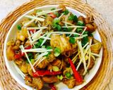 Hình bước làm 6 của món Thịt gà kho gừng !