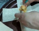 A picture of step 1 of Chinese Cheese Parcels.