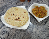 A picture of step 13 of Chapati and veggie egg sauce.