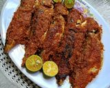 Gambar langkah 4 resipi Ikan Cencaru Bakar.