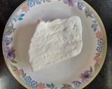 A picture of step 1 of Paneer Jaggery Burfi.