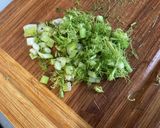 Une image de l'étape 1 de Farce pour poisson aux herbes fraîches et fenouil.