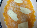 Budín de verduras con costra de pan