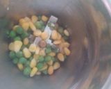 A picture of step 1 of Corn Veggie cutlets.