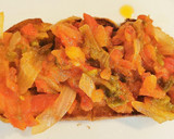 Foto del paso 4 de la receta: Tostada de Merluza rebozada con Piperrada