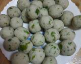 Falari samak rice balls in hari chutney recipe step 8 photo