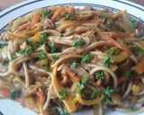 Foto del paso 9 de la receta: Yaki-espaguetti a mi estilo con salsa yakisoba casera...🤔