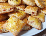 Foto del paso 3 de la receta: Galletas saladas (aceitunas, bacon, amapola, jamón)