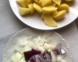 Foto del paso 4 de la receta: Cordero al calvados, con patatas, cebolla.....y aroma de tomillo