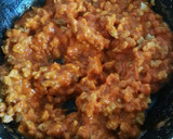 Foto del paso 6 de la receta: Espaguetis con salsa de pimientos asados y soja texturizada