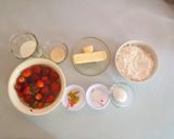 Foto del paso 1 de la receta: Scones de naranja 🍊 y fresa 🍓