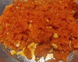 A picture of step 3 of Oats-Motichoor Muffins with rich Rabri.