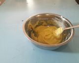 Foto langkah ke 7 dari resep Bolu Tape Singkong Lembut Tanpa Mixer.