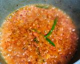 A picture of step 2 of Dal Makhni.