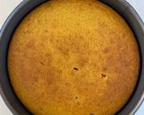 A picture of step 2 of Mawa malai eggless cake.