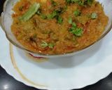 A picture of step 4 of Mashed Kaddu Ki Subji.