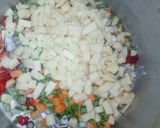 A picture of step 3 of Potatoes &egg Fried rice.