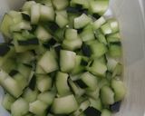 A picture of step 1 of Turkey Sausage Ceviche.