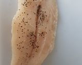 A picture of step 1 of Garlic Butter Sea Bass Fillet.