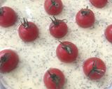 Une image de l'étape 3 de Tarte tomates cerises/ricotta.