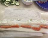 Foto del paso 1 de la receta: Flor de calabacín y salmón