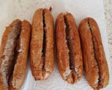 A picture of step 1 of My Cheesey Sausage. 😀.