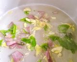 Hình bước làm 3 của món Lẩu Gà Nấm Mỡ Lá Quế