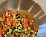 A picture of step 2 of Perfect Tabbouleh.