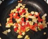 Pritamin paprikával és hagymával töltött sajtos fűszeres hús 🌶️ recept fázis 2 fotója