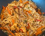 Foto del paso 5 de la receta: Pad Thai de camarones y pollo