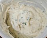A picture of step 1 of My Soft Cheese With Fresh Chives & Fresh Parsley 😋.