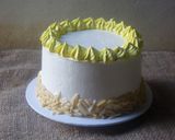 Gambar langkah 13 resipi Durian Fresh Cream Cake.