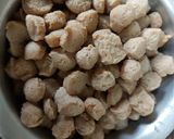 A picture of step 1 of Soya beans shami kababs.