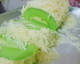 Foto langkah ke 4 dari resep Bolu gulung pandan keju.
