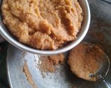 A picture of step 2 of Banana Barfi.