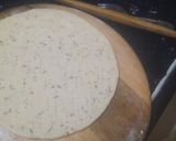 A picture of step 3 of Macroni pizza.