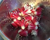 Une image de l'étape 4 de Jardin de fleurs de radis roses tartinade feta citron ciboulette.