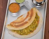 A picture of step 9 of Masala dosa.
