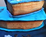 Une image de l'étape 5 de Gâteau d'anniversaire sur le thème des livres.