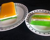 A picture of step 6 of Tiranga Pudding.