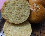 Foto langkah ke 7 dari resep Burger Bun Gandum.