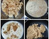A picture of step 2 of Milk Cake from leftover of ghee.